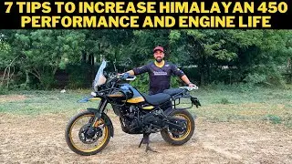 7 TIPS TO INCREASE HIMALAYAN 450 PERFORMANCE AND ENGINE LIFE.