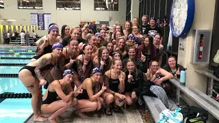 Conference Champions - Aquagirls Little Hawkeye Conference 2021
