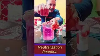 Acid-Base Neutralization Reaction #youtube #experiment #chem