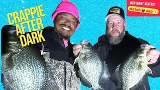 Stalking black fish at night on the BEST lake in the country!