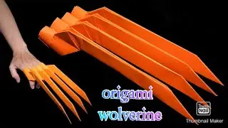 Easy #origami Wolverine #claw Desigh By to Self