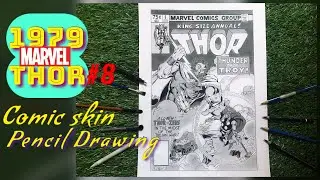 Comic Skin 1979 #8 ( Thor vs Zeus ) - Pencil Drawing #Marvel #Comic