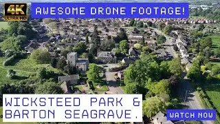 Wicksteed Park & Barton Seagrave | Awesome 4K Drone Footage | DJI Mini 4 Pro