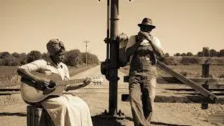 Old Mississippi Delta Railroad Blues Harmonica Guitar Deep Acoustic Country Roots