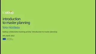 Introduction to Master Planning
