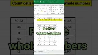 How to count positive whole numbers in Excel! | SUM with MOD Formula 😎