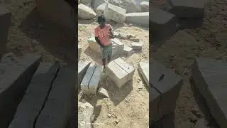 #all grands breaking most #strongest granite hard work #hand power💪😔