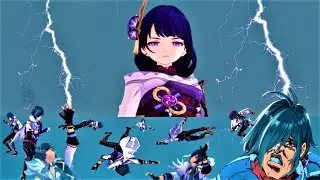 【原神】雷電、ついにブチギレる。  Raiden finally lost her temper.