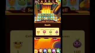 Farm Heroes Saga Super Hard Level 2561 Completed