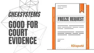 How to Protect My ChexSystems Report with a Security Freeze Letter - I Dispute