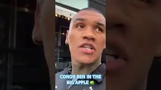 CONOR BENN ARRIVES IN NEW YORK 🇺🇸 TO WATCH RYAN GARCIA BOX&hellip;..( Credit DAZN BOXING🎥)