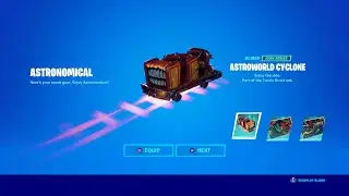 Fortnite Astronomical Astroworld Cyclone Glider & Astrowild & Cosmic Revolution Loading Screen