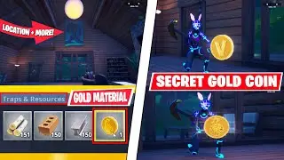 Secret GOLD COIN Found In Weeping Woods! (Fortnite Battle Royale)