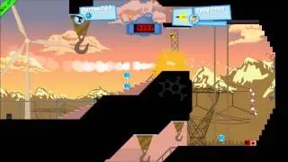 SpeedRunners | Outskirts by Darnoc | Custom Map Gameplay