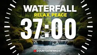 💧 37-Minute Full Relax | Waterfall Sounds & Gentle Ambient Music 🌿