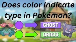 Does type correlate with color in Pok&eacute;mon?