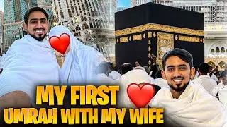 Ayesha ke sath first umrah hogaya🕋😇❤️