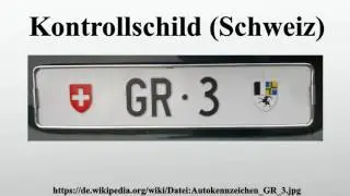 Kontrollschild (Schweiz)