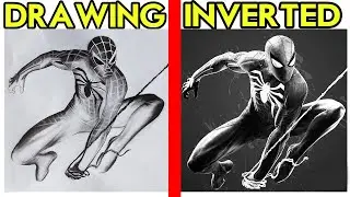 How to Make Inverted Drawing - Negative Drawing is Mind-blowing