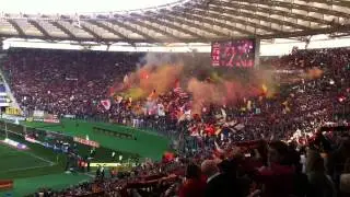 Roma Roma al derby Roma-Lazio del 04/03/2012