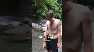 The Power of Tuasan Falls in Camiguin, Philippines (Don't Get Too Close) #shorts