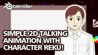 Proses Bikin 2D Talking Loop Anime Style di Blender (Simple Animation)