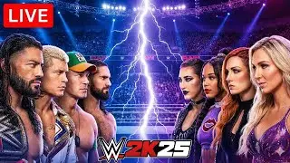 WE25K Gameplay Live WWE Live Stream #wwe2k25 #wwe #wrestling #shorts #wweraw