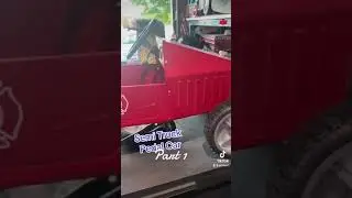 Building a semi truck pedal car. #pedalcar #custom #hotrod #garagebuilt #foryou