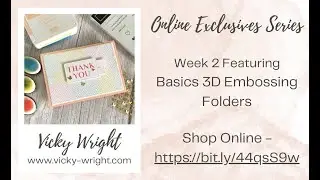 #149 - Basics 3D Embossing Folders - Online Exclusives