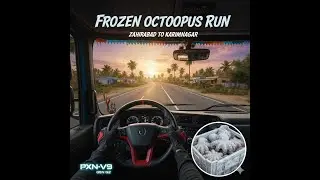 HAULING FROZEN OCTOPUS! 🐙 Zahirabad to Karimnagar | Renault Truck | PXN-V9 Gen 2 [ETS2 India]