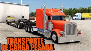 RUTAS EN EL AMERICAN TRUCK SIMULATOR -  TRANSPORTE DE CARGAS PESADAS! EXPLORANDO MAPA ORIGINAL #3