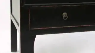 Chinese Bruidskast Antiek Zwart