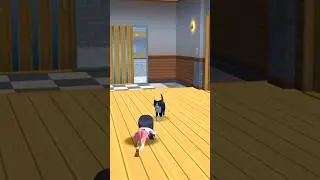 Pertengkaran kucing dan mio😜 #sakuraschoolsimulator #shorts #shortsviral #viralvideo #viral