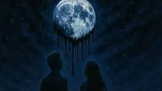When the Moon melted into ink