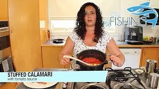 Stuffed Calamari with Tomato Sauce - CTV Fishing - Catch & Cook