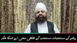 Wozo ke Mustahabbat  ! Mustahab Ka Lafzi Matlab ! Mustahab Ka Hukm ! Allama Faizan Haider 