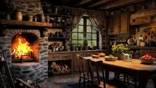 ☕🌧️ Kitchen Serenity | Embrace the Cozy Moments with Rain & Rustic Cooking