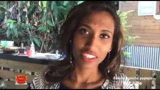 SALADE tranche Papaye by Julie sur  KANAL AUSTRAL et PIMENT.TV
