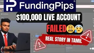 100K Live Account Fail! 😢 My FundingPips Journey | Real Prop Firm Loss Story 🚨📉 #fundingpips