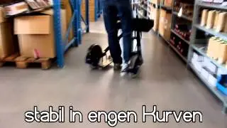 Helkama Velox Strolly Industrieroller Tretroller für Erwachsene