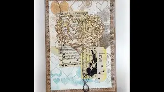 White Out Embossing Resist with WOW! Powder, PanPastels and Acrylic Paint