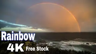 Beautiful Rainbow in the Sky|| Free Stock video||(No Copyright) Powered by Shooting Clips!!