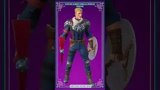 #Fortnite Pickaxe ✔ Captain Jones`s Shield & pickaxe ✔ Marvel Series ⛏