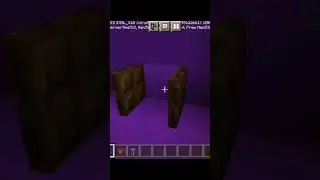 minecraft side table build hack #minecraft #shorts