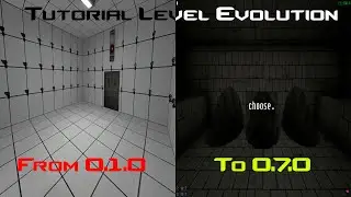 Voices of the Void Эволюция обучающих уровней (0.1.0 - 0.7.0)