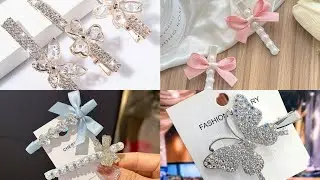 Diy hair clips at home| Diy printresty hair clips at home| 