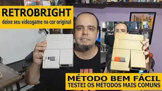 RETROBRIGHT - Como deixar seu video game novinho e branquinho, m&eacute;todo funcional