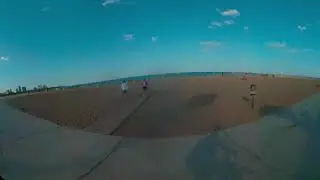 Chicago Lake Michigan 360 Video Lincoln Park North Avenue Beach South Pit Volleyball Courts Pier