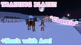 ✨TRAINING BLAZE!! Hack with Ace!✨ Roblox Horse Valley | Episode 31