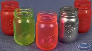 Powder Coating Glass for Home Projects - How To Hot Flock Glass Jars - Eastwood